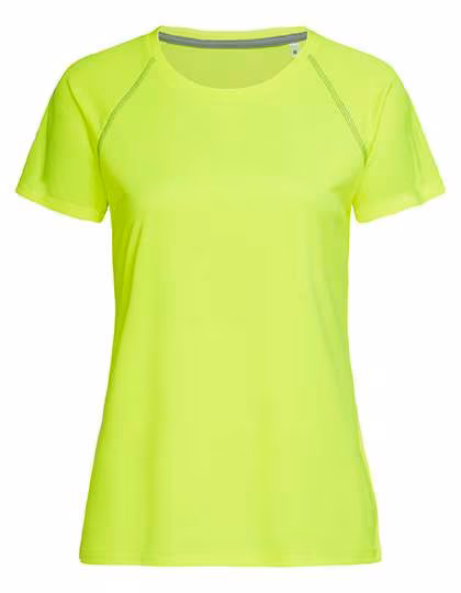 Stedman® Maglia sportiva raglan attiva da Donna 140, Cyber Yellow XL, S8130