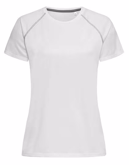 Stedman® Maglia sportiva raglan attiva da Donna 140, White S, S8130