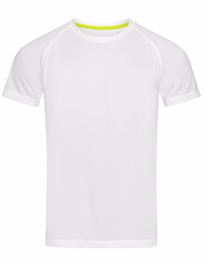 Stedman® Active 140 Raglan T-Shirt in Poliestere, White S, S8410