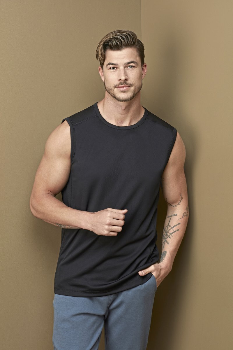 Stedman® Ärmelloses Active T-Shirt aus Mesh, White S, S8440