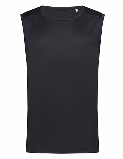 Stedman® Ärmelloses Active T-Shirt aus Mesh, White S, S8440