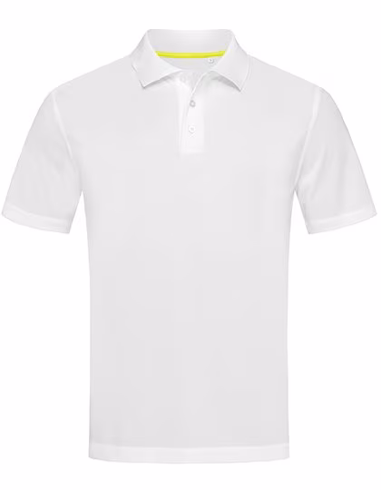Stedman® Active 140 Polo aus Polyester-Mesh, White S, S8450
