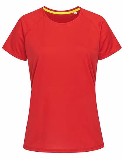 Stedman® Raglan-T-Shirt aus Bird-Eyelet Mesh, Crimson Red M, S8500