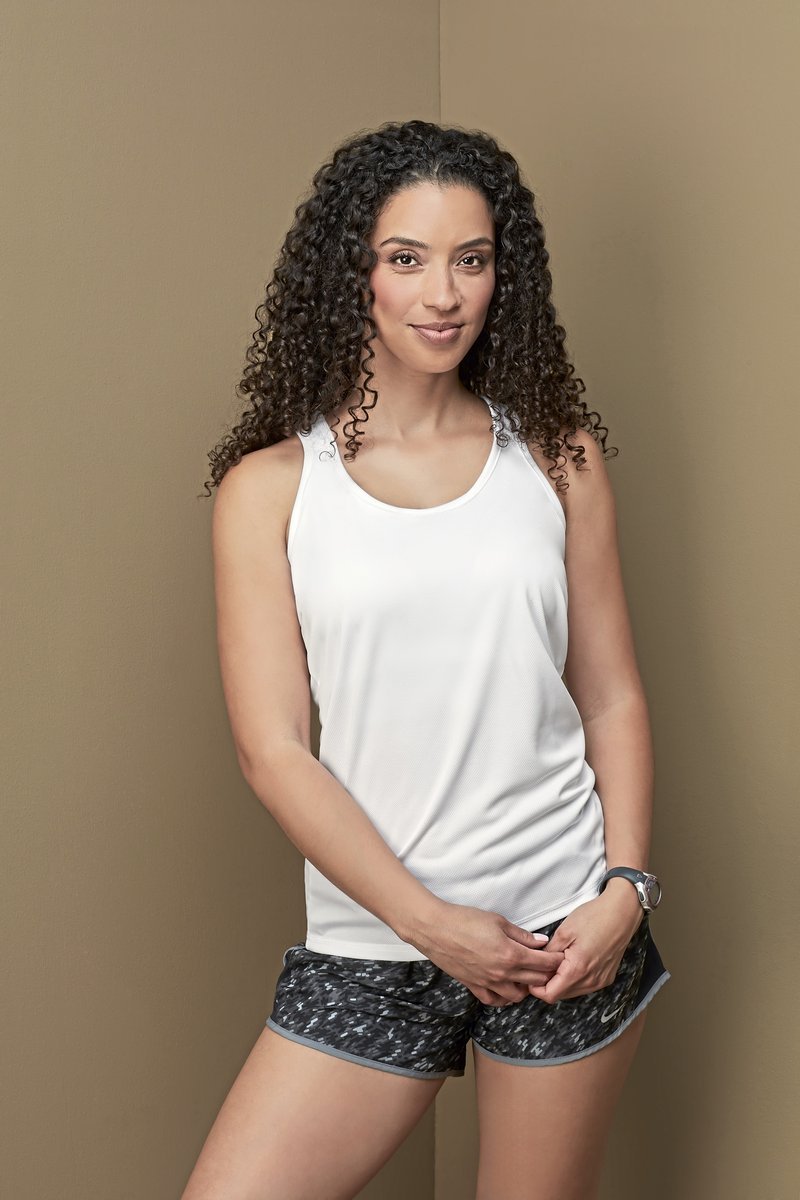 Stedman® Atmungsaktives Racerback Tank Top Damen, White L, S8540