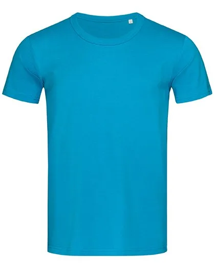 Stedman® Ben Crew Neck T-Shirt Baumwolle, Hawaii Blue M, S9000