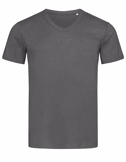 Stedman® T-shirt à col V en Coton, Slate Grey (Solid) XXL, S9010