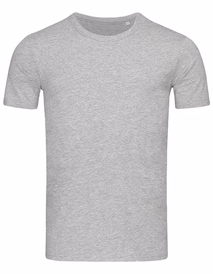 Stedman® Morgan Crew Neck T-Shirt in Cotone, Grey Heather L, S9020