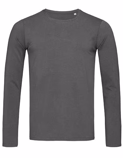 Stedman® Morgan Langarm T-Shirt aus Baumwolle, Slate Grey (Solid) XL, S9040
