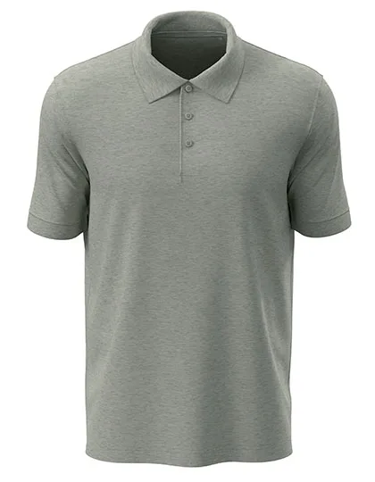 Stedman® Luxury Polo Shirt made of Ringspun Cotton, Grey Heather XXL, S9060