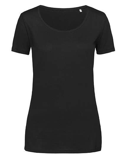 Stedman® T-Shirt aus Ringspinn-Baumwolle für Damen, Black Opal S, S9110