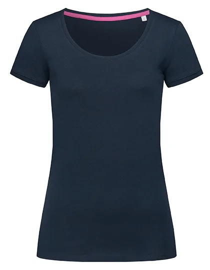 Stedman® Megan Crew Neck T-Shirt Damen Baumwolle, Marina Blue XL, S9120