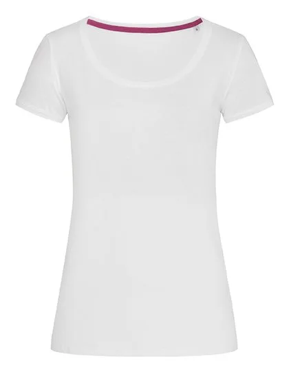 Stedman® Megan Crew Neck T-Shirt Women Cotton, White XS, S9120
