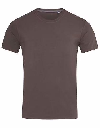 Stedman® Clive Crew Neck T-Shirt mit Elasthan, Dark Chocolate XL, S9600