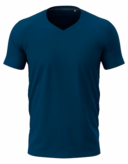 Stylish V-Neck T-Shirt with Elastane