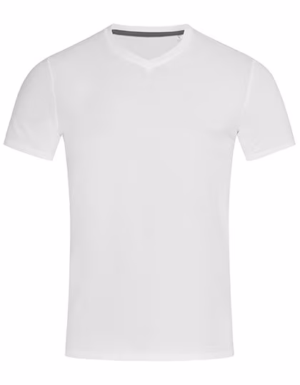 T-shirt stylé à col V avec élasthanne