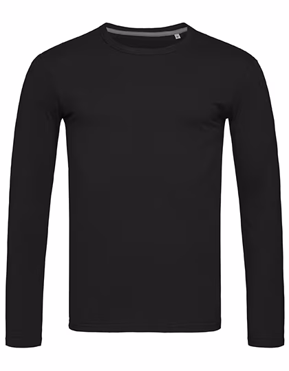 Stedman® Clive T-Shirt a maniche lunghe in Cotone-Elastan in, White S, S9620