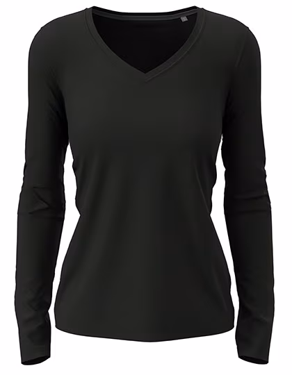 Stedman® Claire Maglia a maniche lunghe da Donna Cotone Elastan, White L, S9720