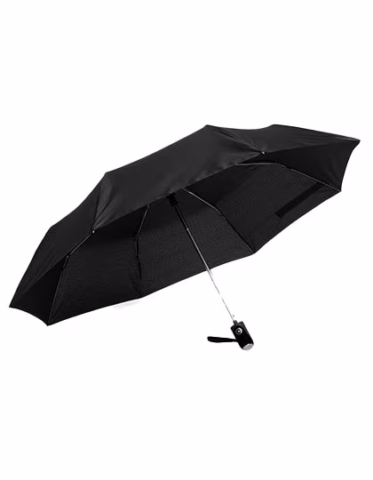 L-merch Parapluie de poche automatique Cover avec dragonne, Black Ø ca. 96 cm, SC40
