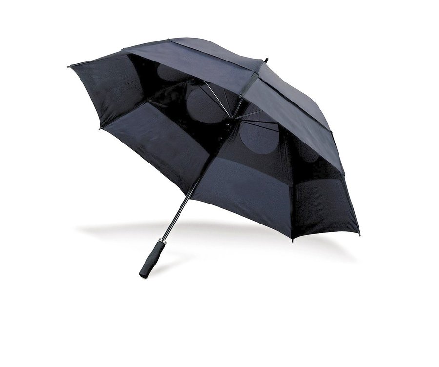 L-merch Portierschirm Sheffield XL mit Handöffner, Black Ø ca. 130 cm, SC4089