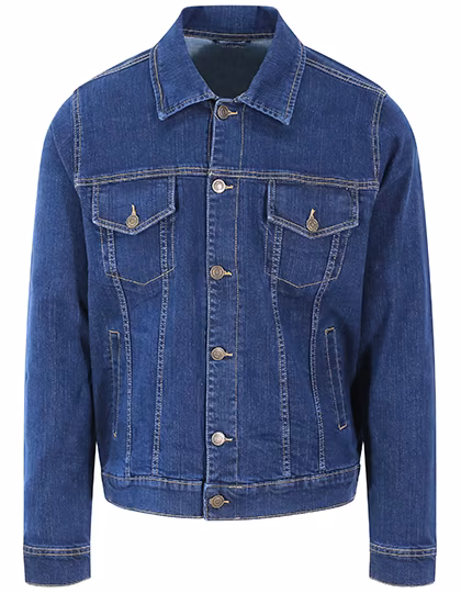 Veste en jean denim stretch légèrement cintrée