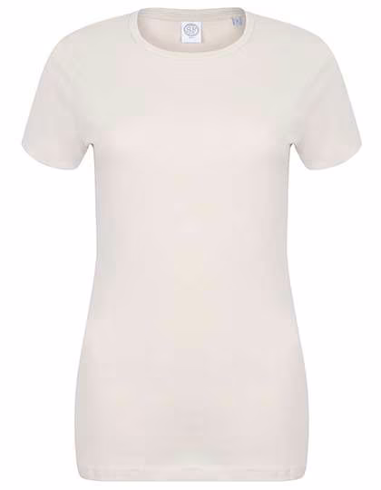 SF Women Modisches T-Shirt mit langem Schnitt, Light Stone M, SF121