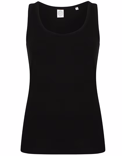 Slim Fit Stretch Top mit Paspelierung