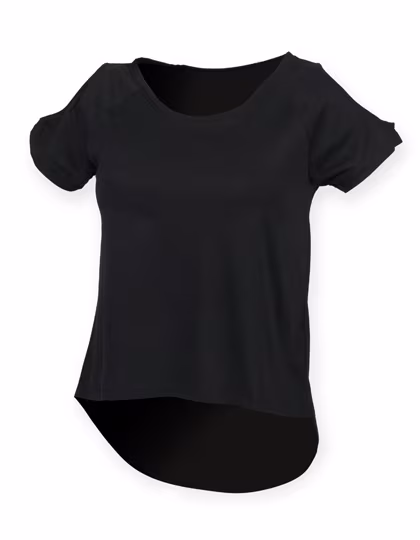 T-Shirt mit Fallendem Rückenteil für Damen