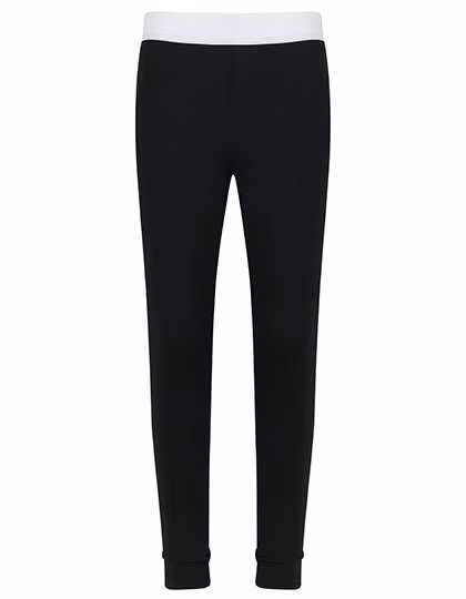 SF Women Leggings SF con vita Jacquard, Black/White XS, SF426