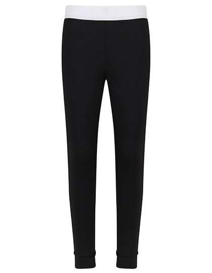 SF Women SF Leggings mit Jacquard-Bund, Black/White XL, SF426
