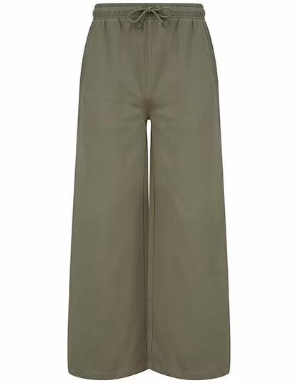 SF Women Sustainable Women's Jogging Trousers with Drawstring, Khaki L, SF431