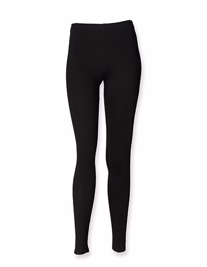 SF Women Leggings SF64 en Coton-élasthanne pour femme, Black XS, SF64