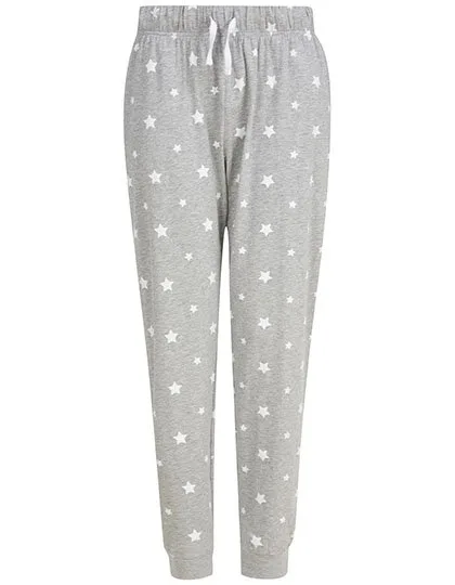 SF Men Jogginghose mit Kordelzug für Herren, Heather Grey/White Stars S, SFM086