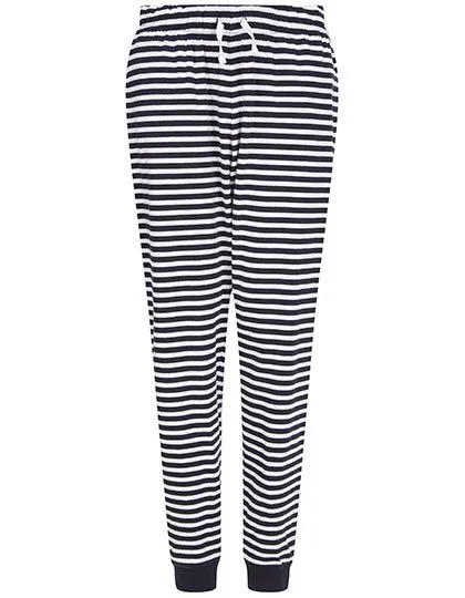 SF Men Jogginghose mit Kordelzug für Herren, Navy/White Stripes XXL, SFM086