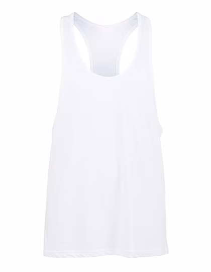 SF Men Ärmelloses Fashion T-Shirt Skinnifit Schnitt, White M, SFM236