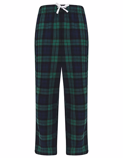 SF Minni Pantalon lounge tartan enfant avec ceinture élastique intégrale, Red-Navy Check 9/10 Jahre, SM83