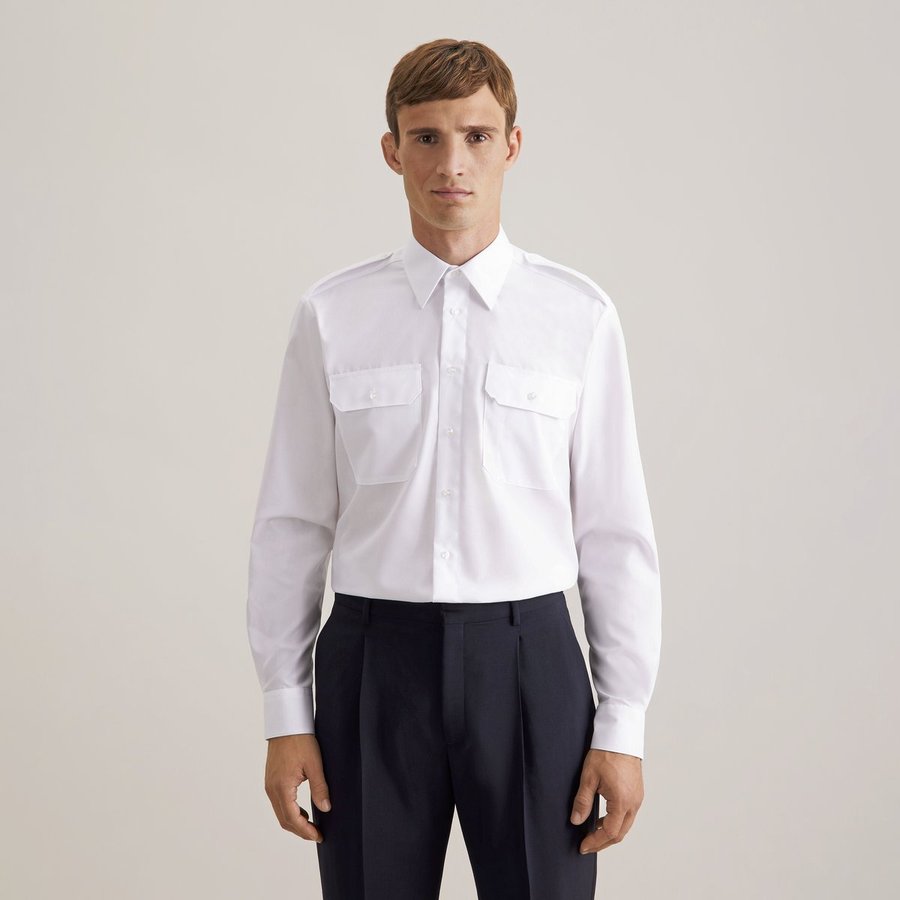 Men´s Pilot Shirt Regular Longsleeve