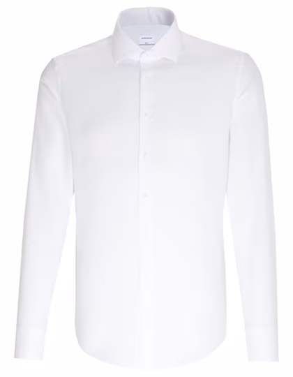Seidensticker Camicia Oxford Slim Fit stiro facile, White 36, SN693677