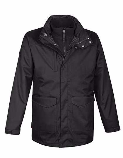 Stormtech Parka 3-en-1 avec Doublure Polaire, Black S, ST124