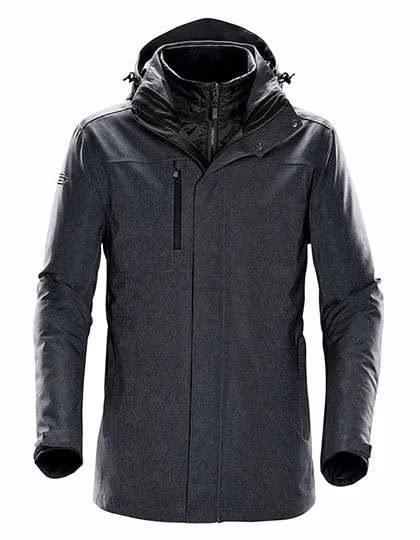 Stormtech 3-in-1 Performance Jacket with Detachable Hood, Charcoal XL, ST127