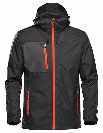 Stormtech Veste Homme Ultra-Légère avec Capuche, Black/Bright Red L, ST132