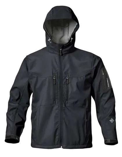 Stormtech Softshell-Hooded-Jacke mit Membran, Black 3XL, ST17