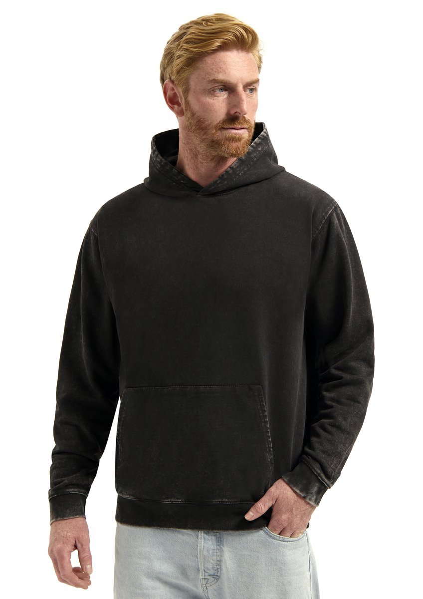 Unisex Vintage Organic Cotton Hooded Sweatshirt