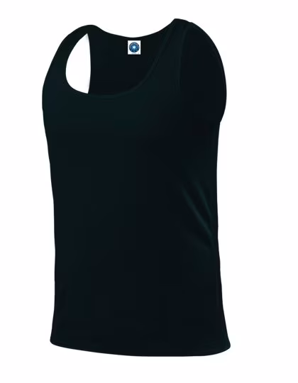 Starworld Maillot de Sport Sans Manches en Micropolyester, Black S, SW301