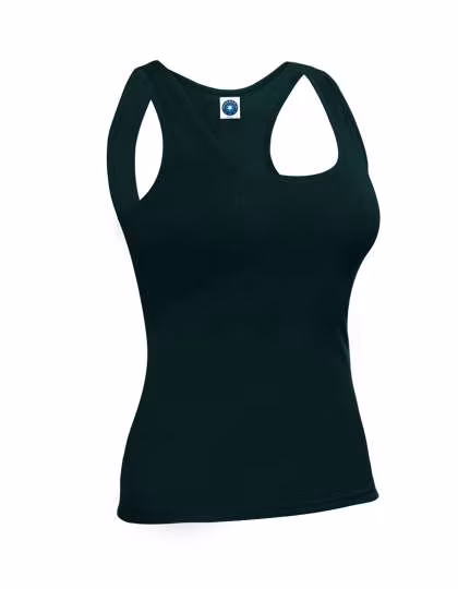 Starworld T-Shirt Sans Manches Slim Fit en Coton, Deep Black L, SW420