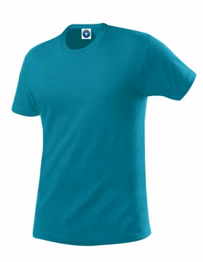 Starworld Bio-Baumwolle T-Shirt mit Ripp-Kragen, Cardinal Red XXL, SWGL1