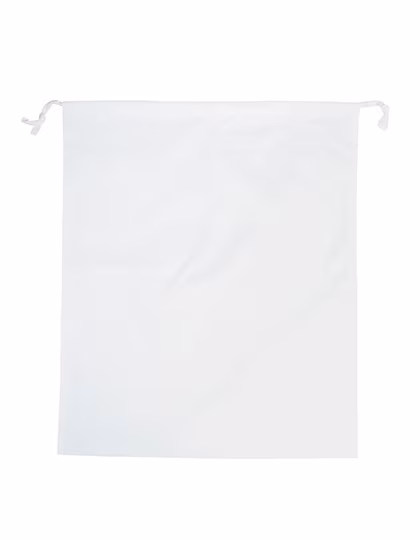 Towel City Gewebter Wäschebeutel im Fischgrätmuster, White 44 x 53 cm, TC063