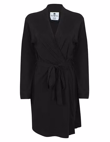 Towel City Peignoir Femme Mi-Long Style Kimono, Heather Grey L (16-18), TC50