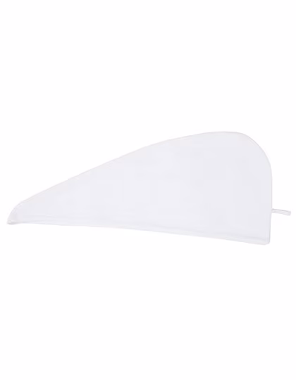 Towel City Baumwoll-Haartuch mit Kapuze und Schlaufe, White One Size, TC933