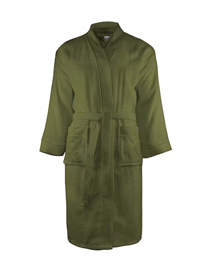 The One Towelling® Peignoir en 100% Coton Peigné, Olive Green XXL/3XL, TH1030