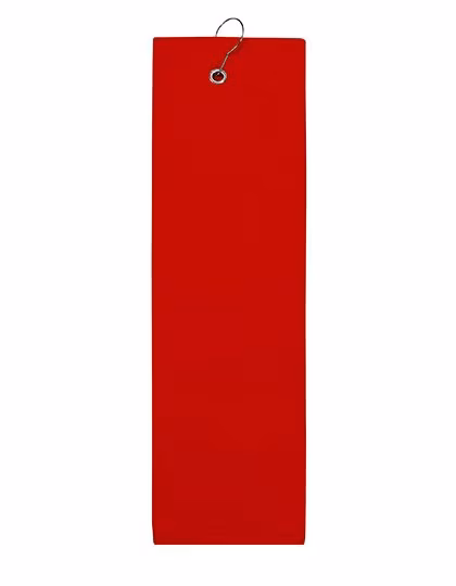 The One Towelling® Golf Towel with Eyelet, Red 40 x 50 cm, TH1500